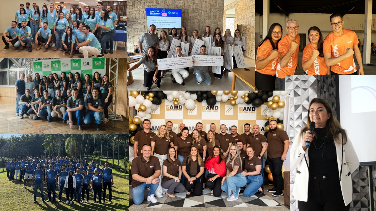 Fotos de Patricia Rangel em workshops e eventos corporativos